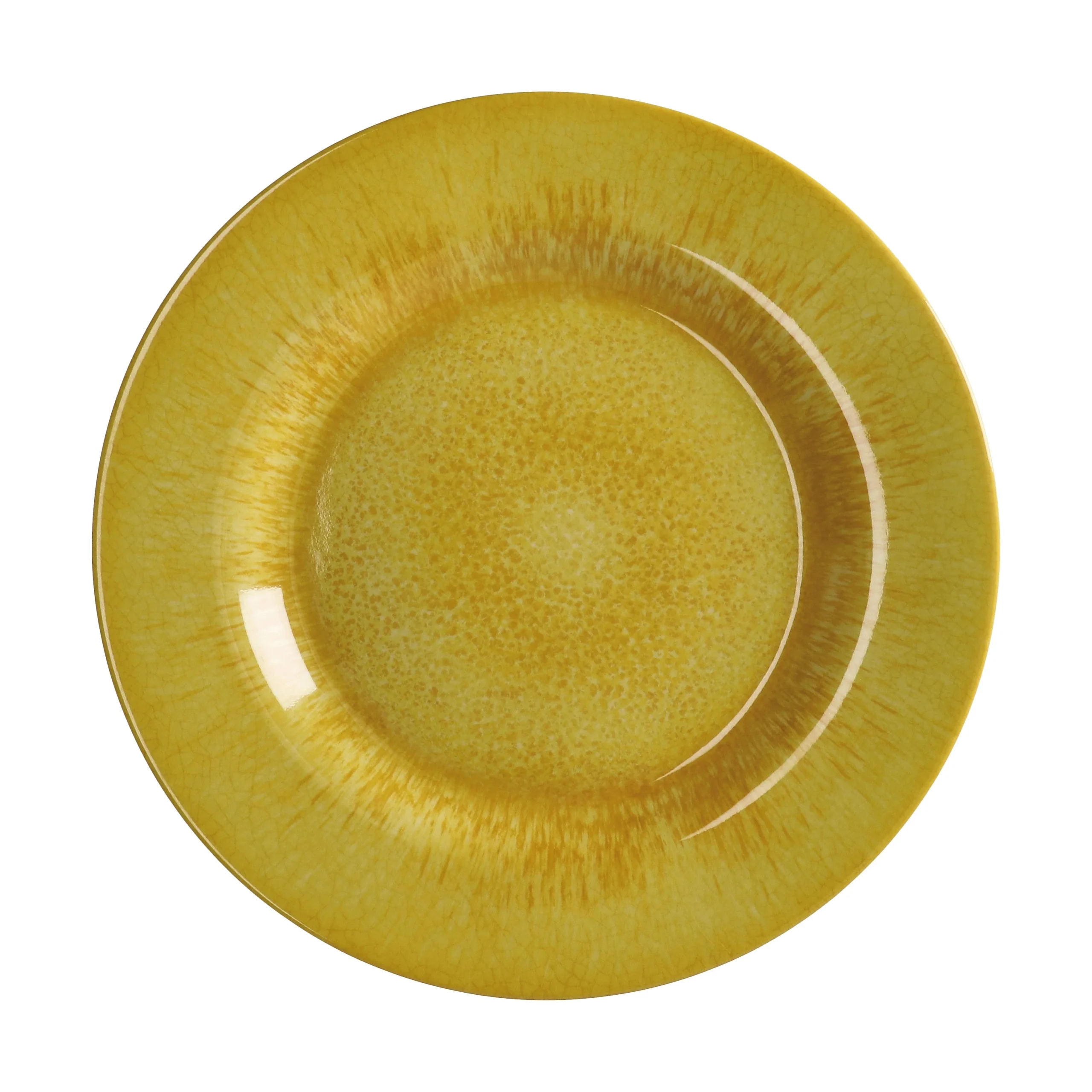 Ad Trend Piatto Piano Melamina D 28 Cm H 3 Cm Giallo