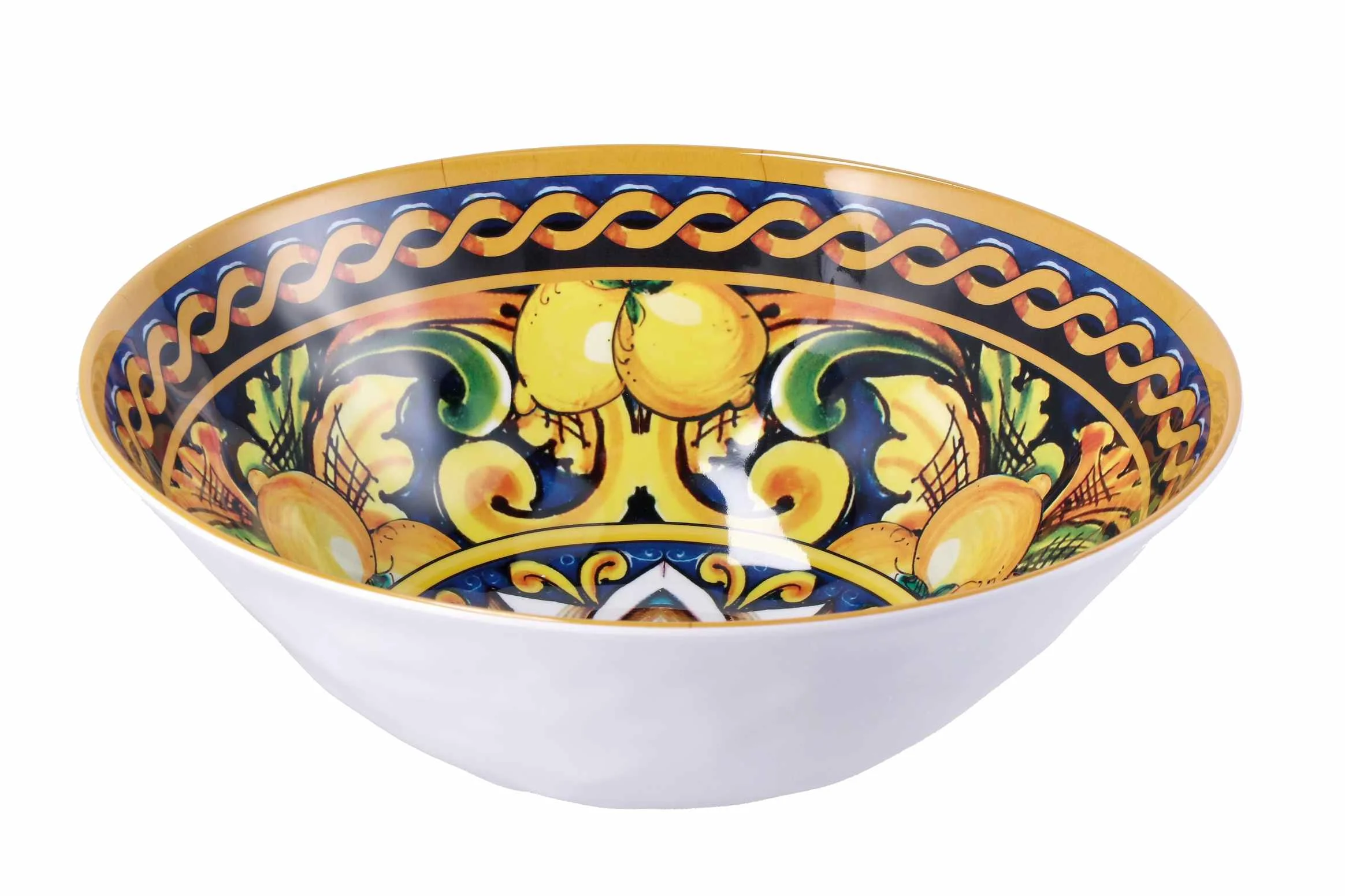 Ad Trend Ciotola Melamina Lemon D 36 Cm H 12 Cm Giallo
