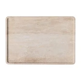 MANUFACTURE TRAVERTINE VASSOIO DA PORTATA 405X282X17 MM