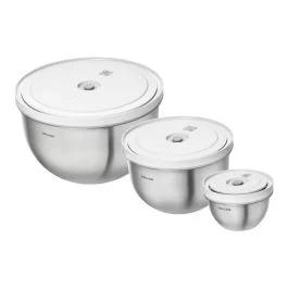 FRESH & SAVE SET 3 CIOTOLE ACCIAIO INOX