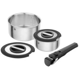 UNLOCK SET CASSERUOLE INOX 5 PZ