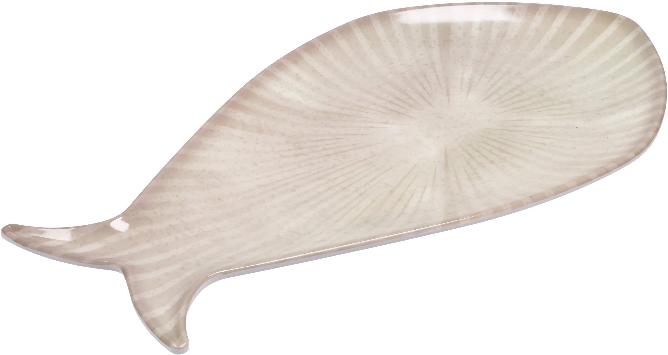 Ad Trend Vassoio Pesce Melamina 36 x 19 Cm Ass. Grigio Blu 1 Pz