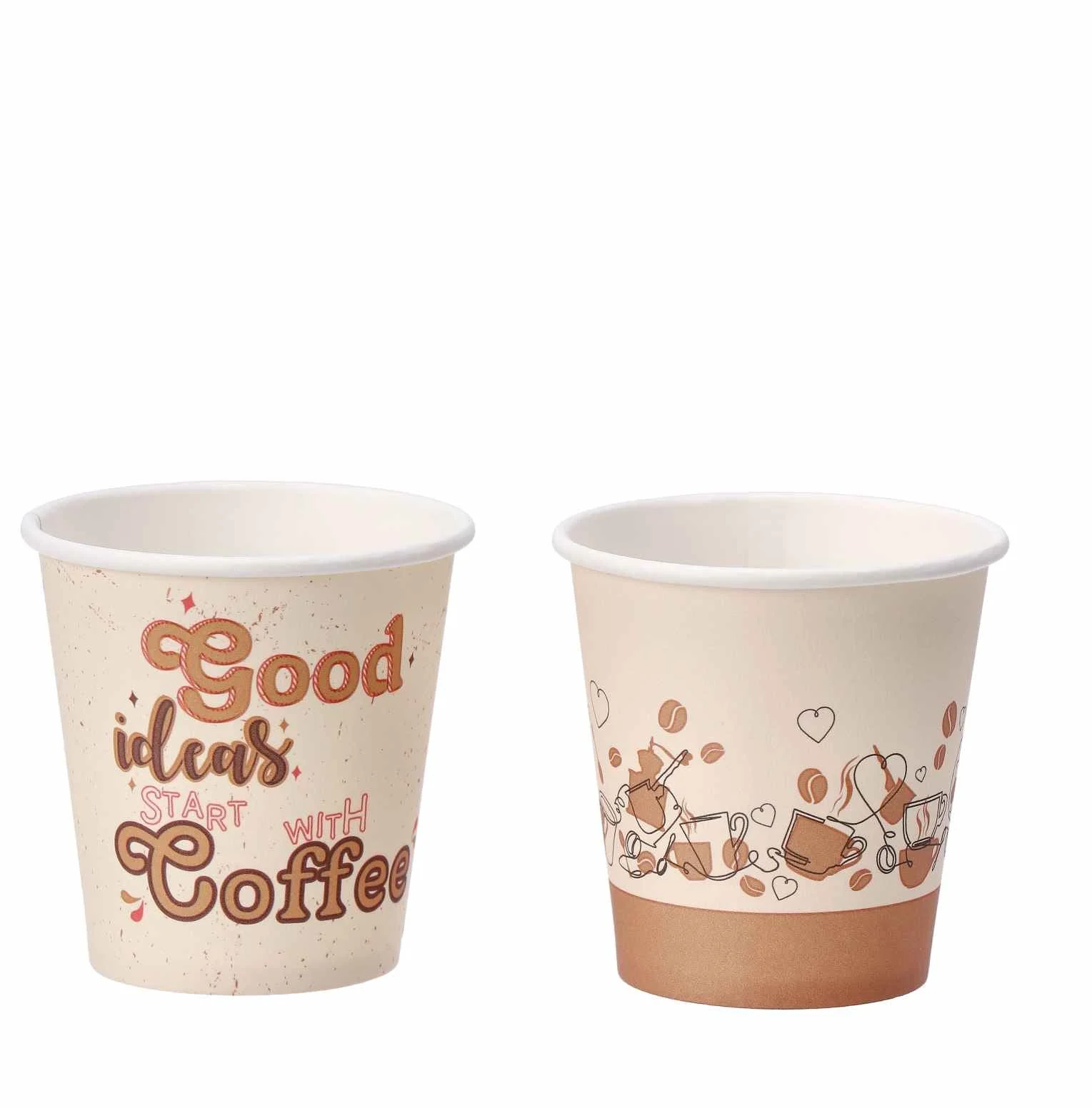 Ad Trend Tazzine Caffè Carta Ass. 9 Cl 50 Pz Beige