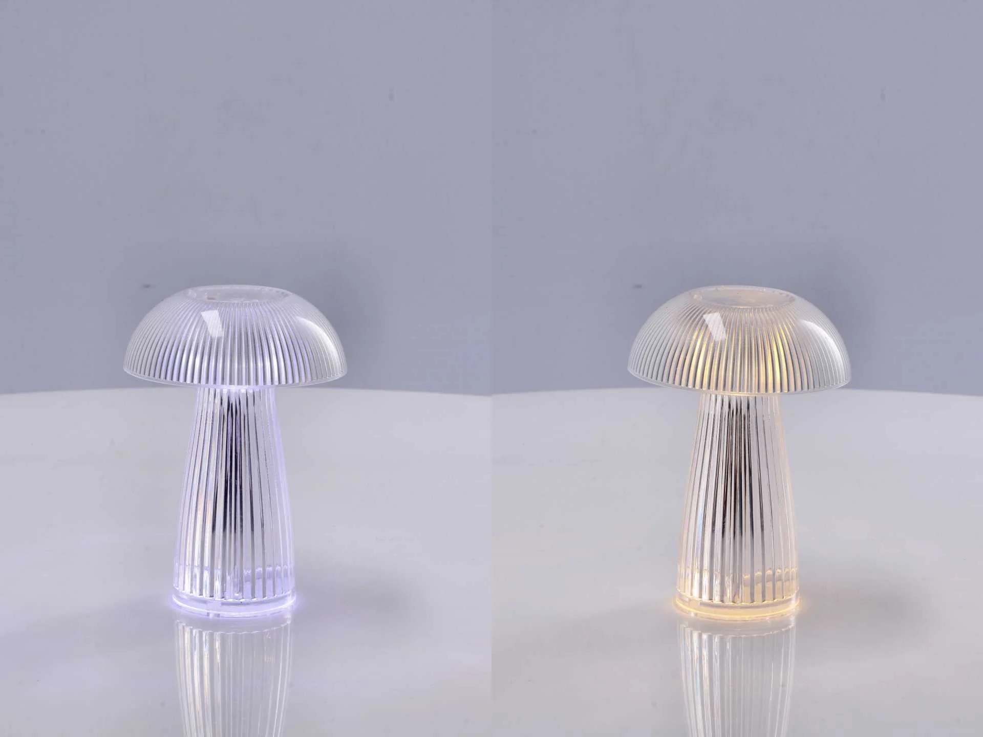 Ad Trend MiniLampada Fungo da Tavola Ass. D 8,5 Cm H 12 Cm Trasparente 1 Pz