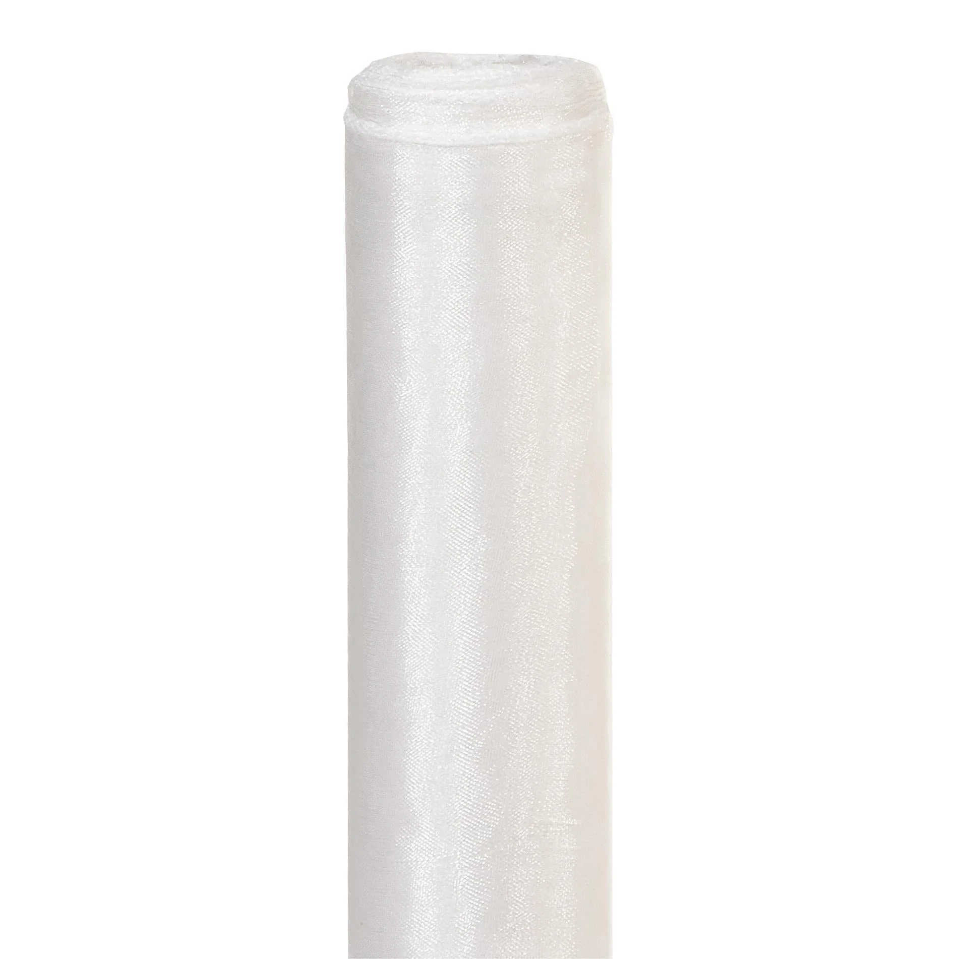 Piovaccari Rotolo Organza Single Tone H 50 Cm L 9 Mt White