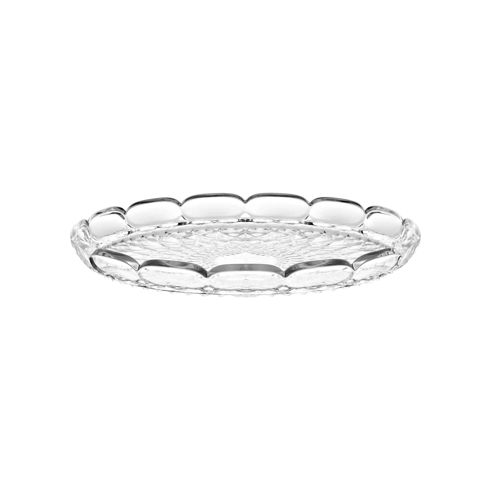 GUZZINI Vassoio Tondo Grande Vanity Bio-Based D 36 Cm Trasparente