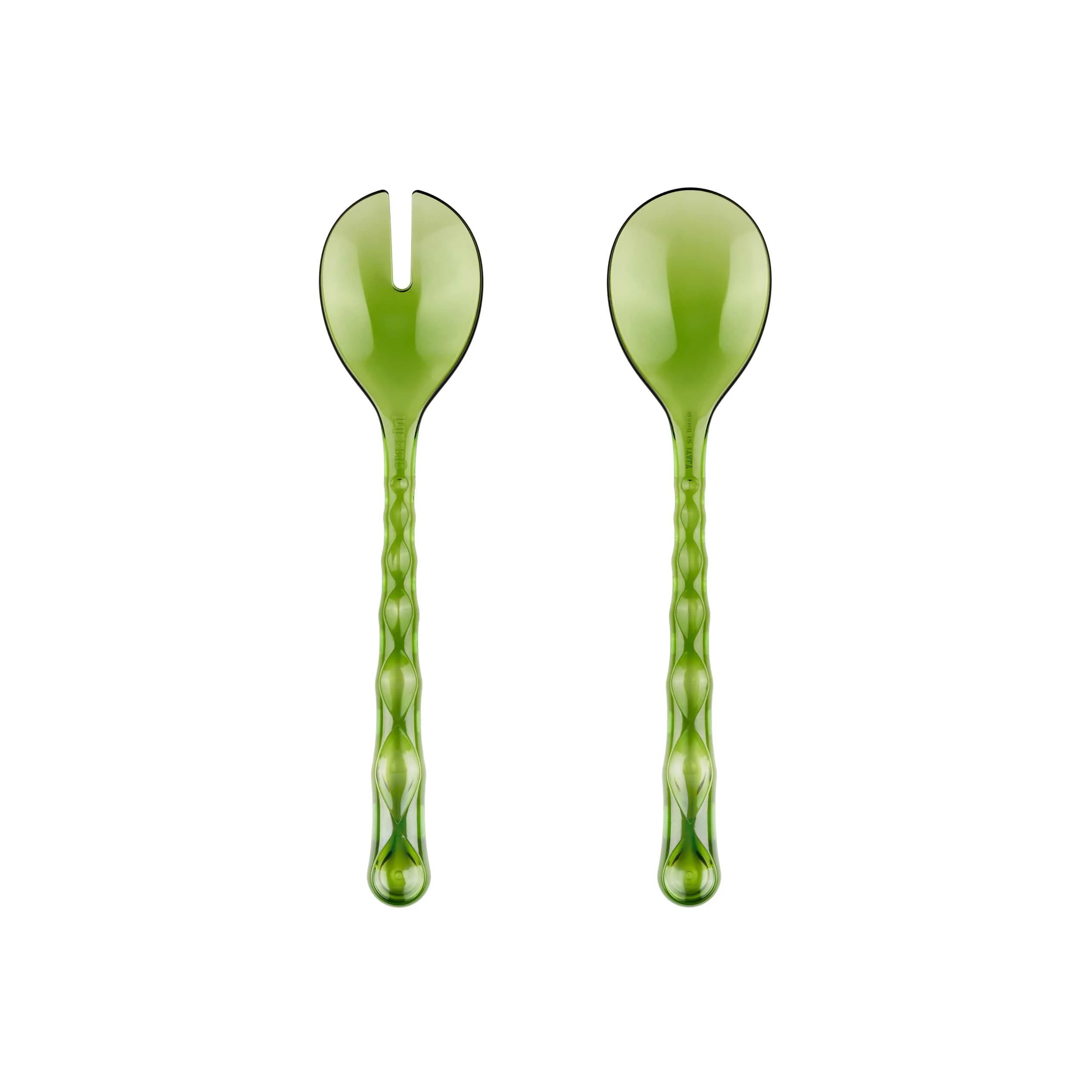 GUZZINI Posate Insalata Vanity Bio-Based L 27,5 Cm Verde Ninfea
