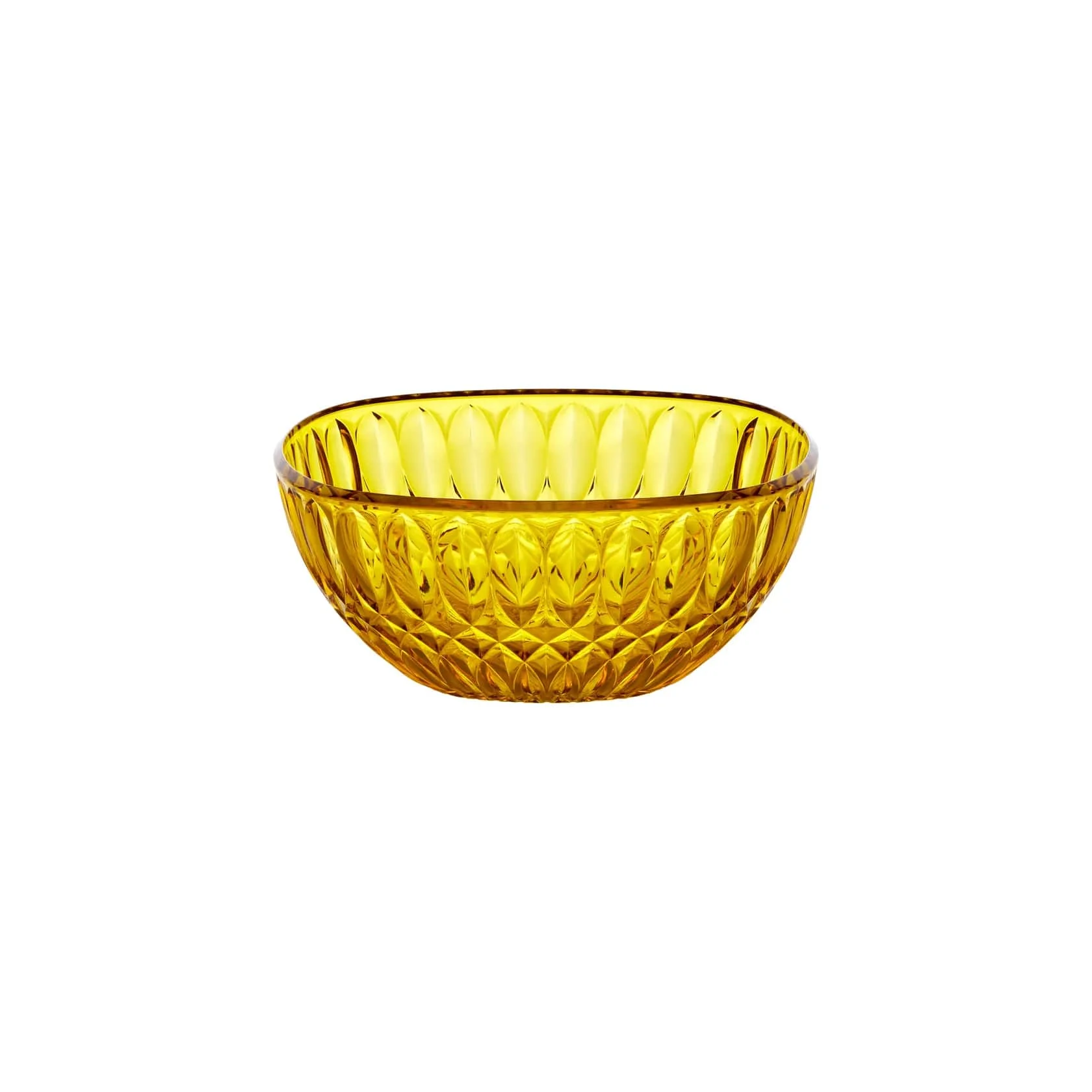 GUZZINI Contenitore Vanity Bio-Based D 21 Cm Giallo Zafferano