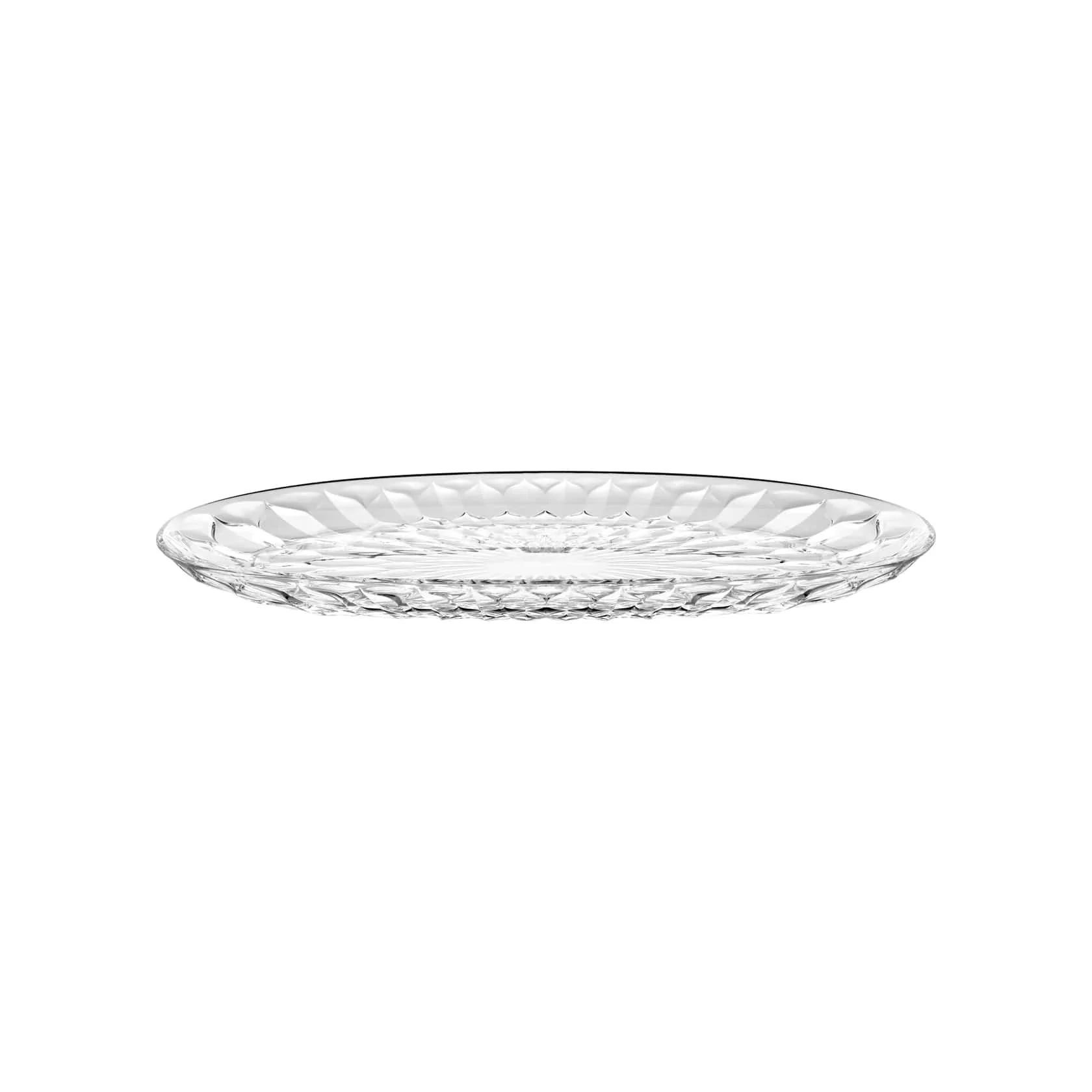 GUZZINI Vassoio Ovale Grande Vanity Bio-Based 45 x 26,5 Cm Trasparente