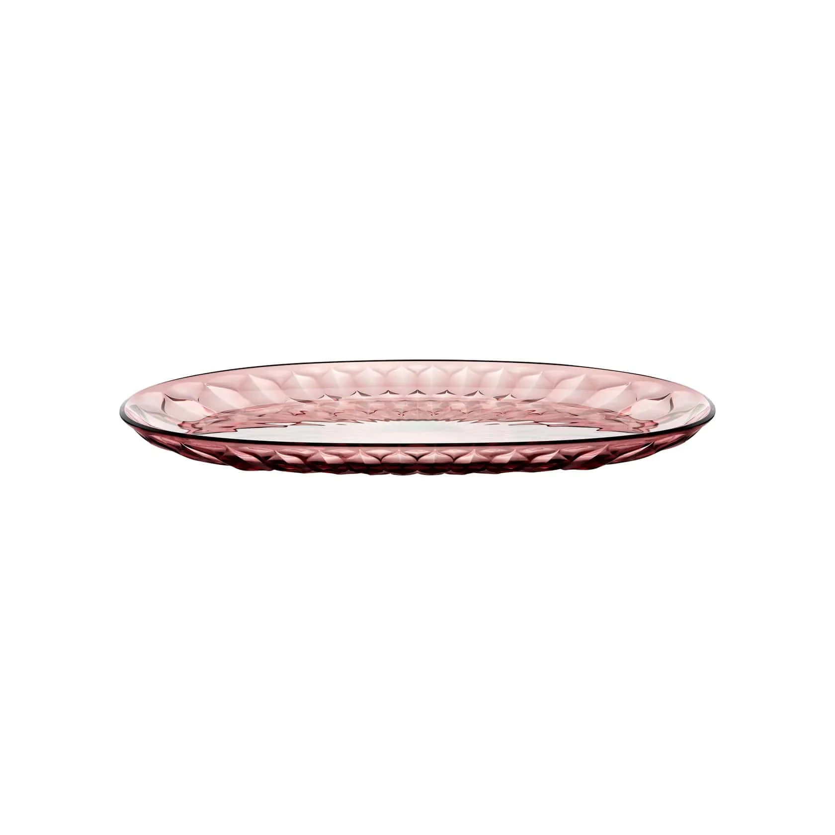 GUZZINI Vassoio Tondo Ovale Vanity Bio-Based D 36 Cm Malva