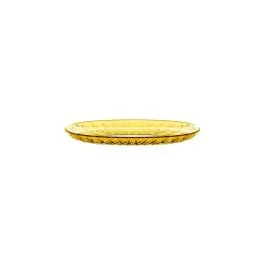 VANITY VASSOIO OVALE 32X19,5 CM GIALLO ZAFFERANO