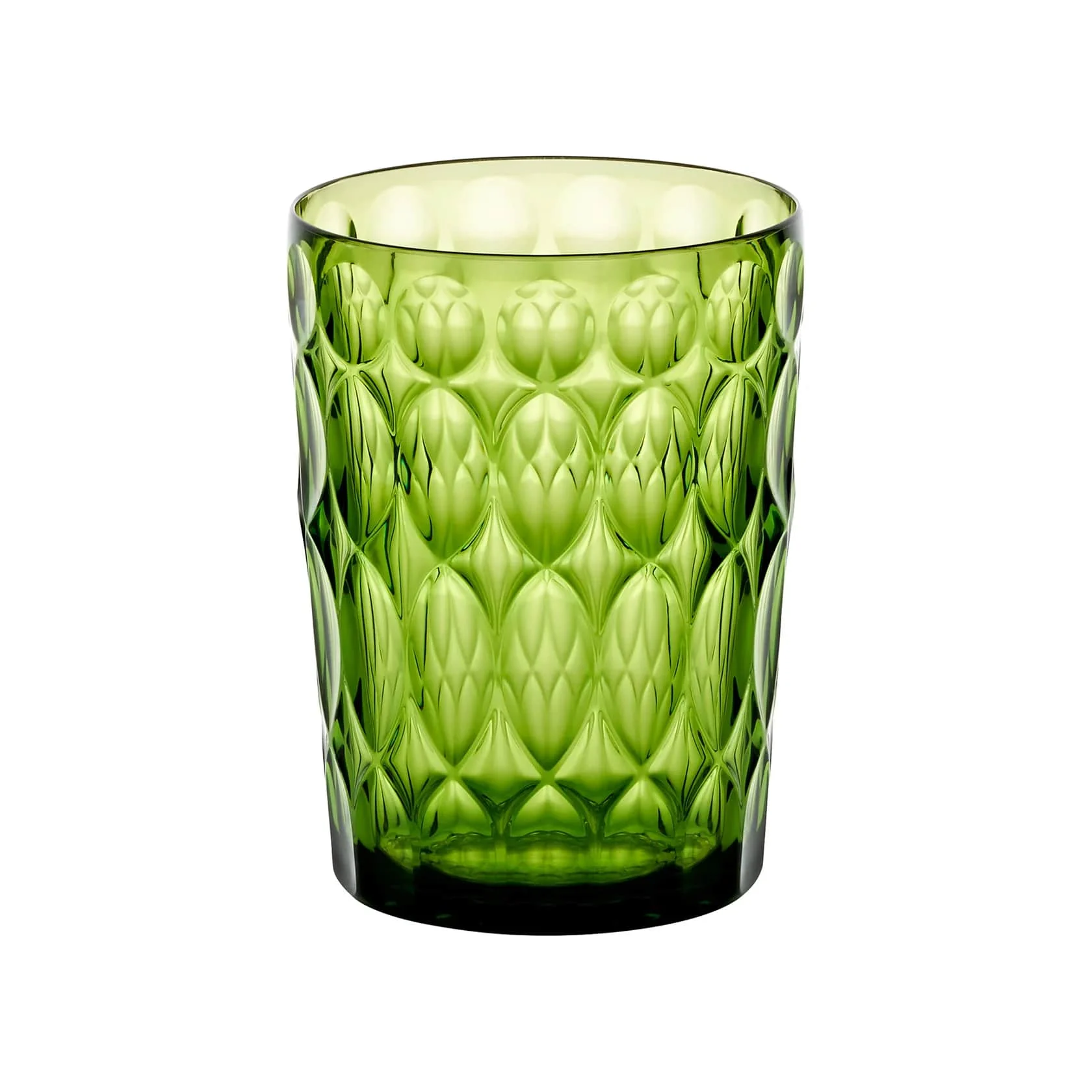 GUZZINI Bicchiere Alto Decoro 1 Vanity Bio-Based D 8,6 Cm H 11,8 Cm Verde Ninfea