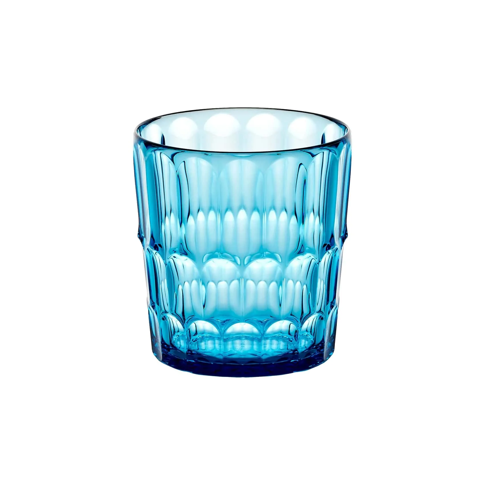 GUZZINI Bicchiere Basso Decoro 2 Vanity Bio-Based Azzurro Mare