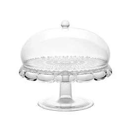 VANITY ALZATA CON CAMPANA 30XH27,7 CM TRASPARENTE