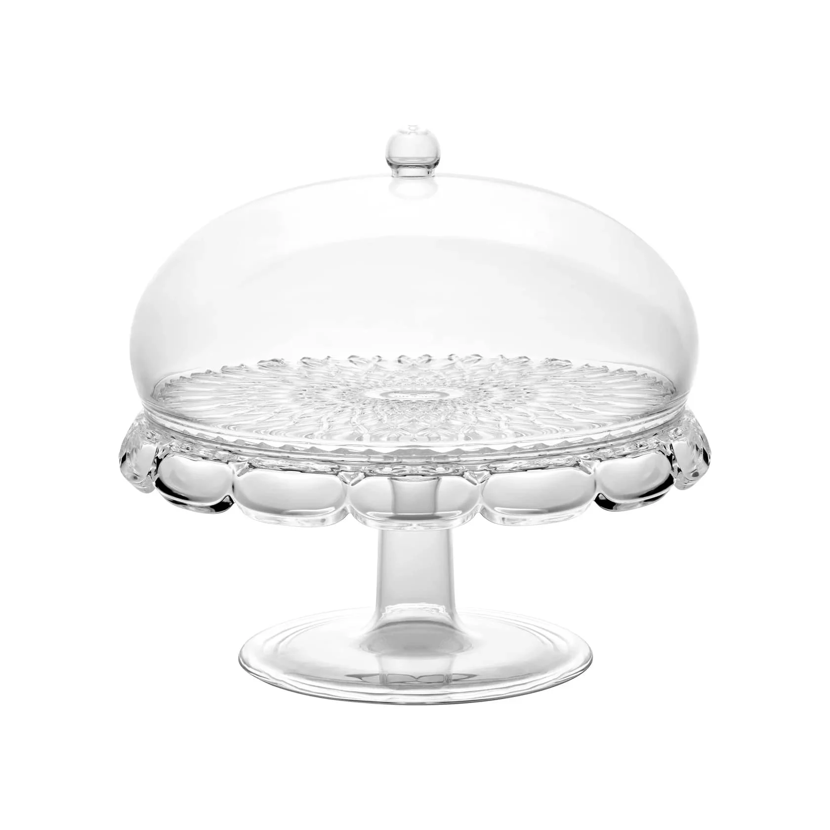 GUZZINI Alzata con Campana Vanity Bio-Based D 30 Cm Trasparente