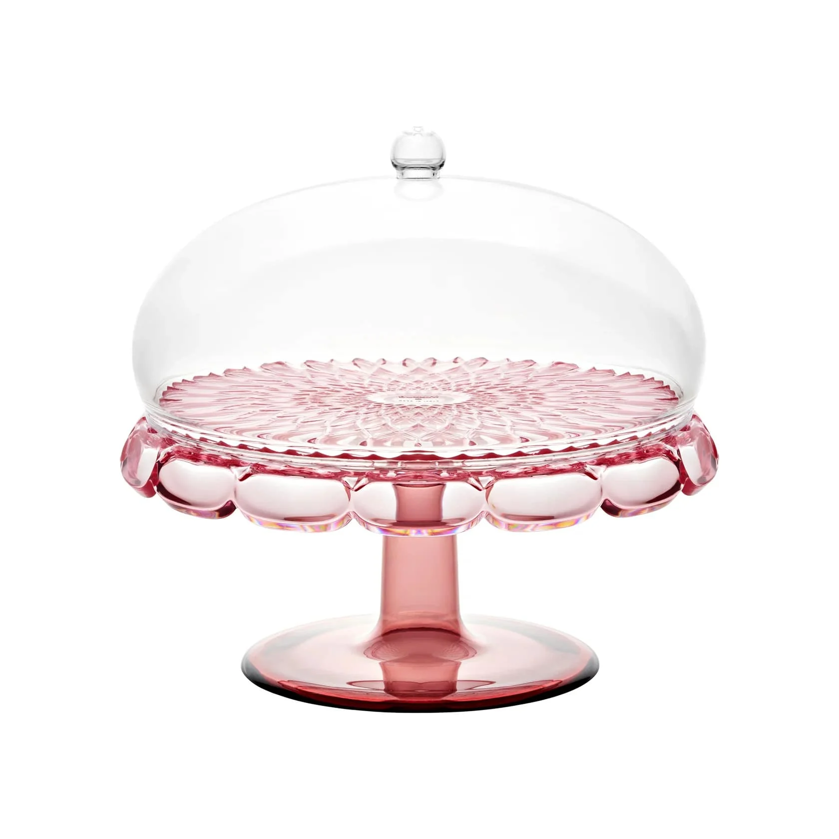 GUZZINI Alzata con Campana Vanity Bio-Based D 30 Cm Rosa Flamingo