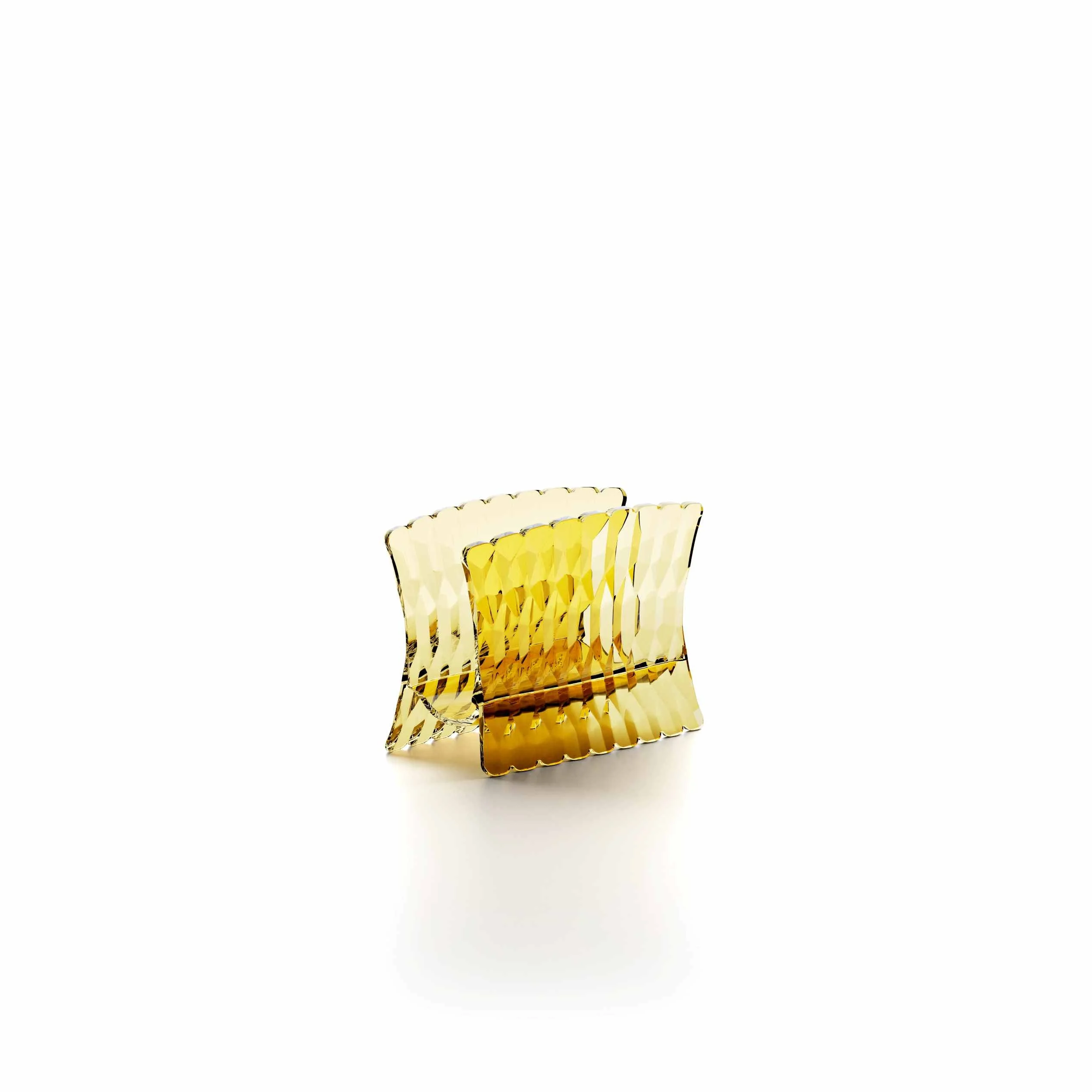 GUZZINI Portatovaglioli Vanity Bio-Based 15,2 x 7,6 Cm Giallo Zafferano