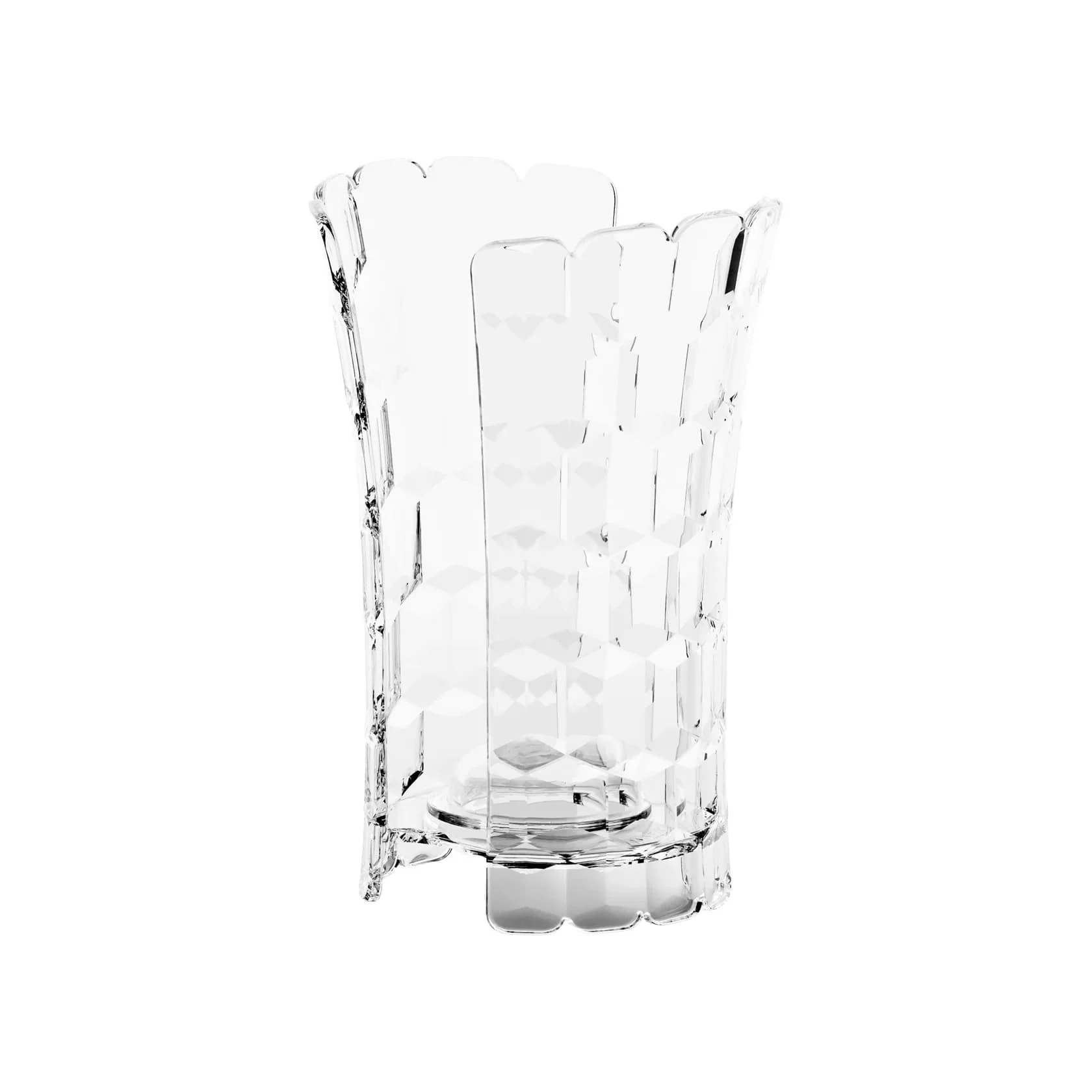 GUZZINI Portabicchieri Vanity Bio-Based 12 x 10,3 Cm H 18,30 Cm Trasparente