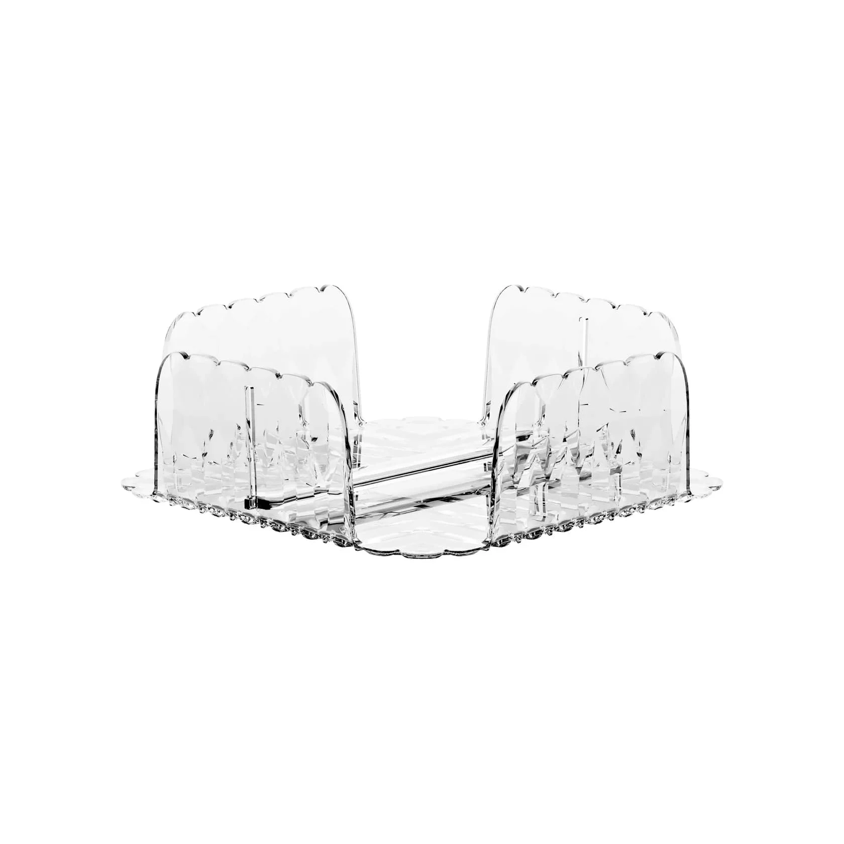 GUZZINI Portatovaglioli Orizzontale Vanity Bio-Based 20 x 20 Cm Trasparente