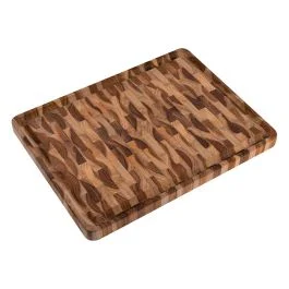 TAGLIERE PREMIUM END GRAIN TEAK 45X34X3 CM