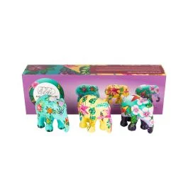 ELEFANTI TROPIC TIME 3 PZ 7 CM