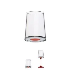 SPLITGLASS TUMBLER VINO BIANCO 2 PZ ROSSO