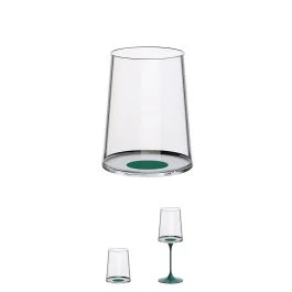 SPLITGLASS TUMBLER VINO BIANCO 2 PZ VERDE