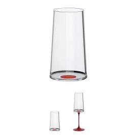 SPLITGLASS FLUTE 2 PZ ROSSO