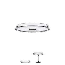 SPLITGLASS SNACKPLATE NERO