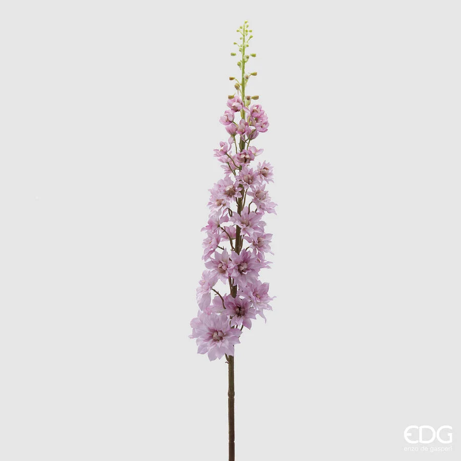 EDG Enzo De Gasperi Ramo Delphinium Artificiale H 135 Cm Mauve