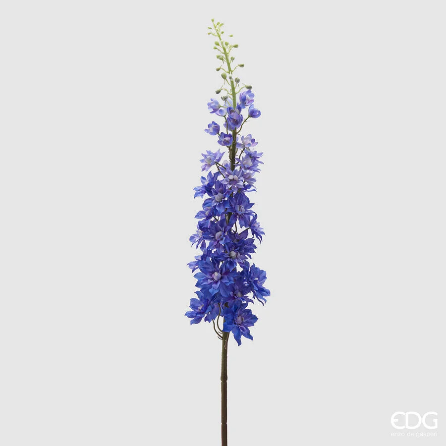 EDG Enzo De Gasperi Ramo Delphinium Artificiale H 135 Cm Indigo