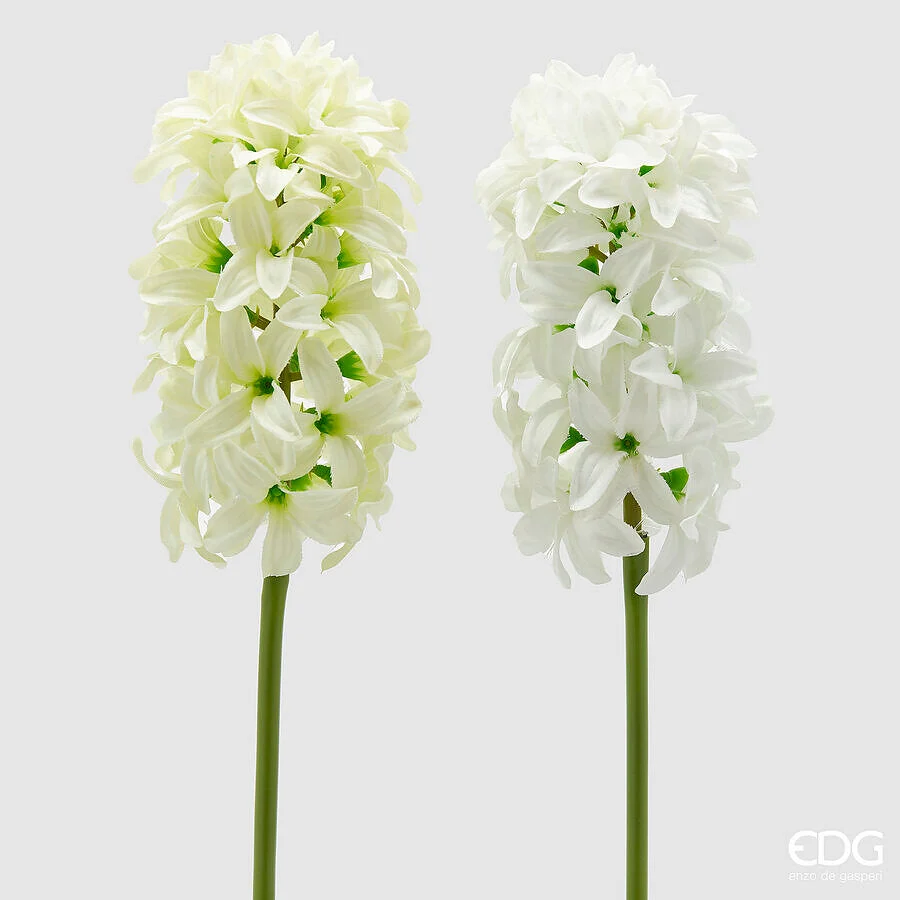 EDG Enzo De Gasperi Ramo Giacinto Artificiale Ass. H 45 Cm White Green 1 Pz