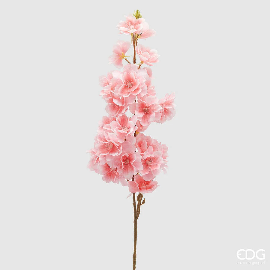 EDG Enzo De Gasperi Ramo Sakura Fiori di Ciliegio Artificiale H 70 Cm Pink