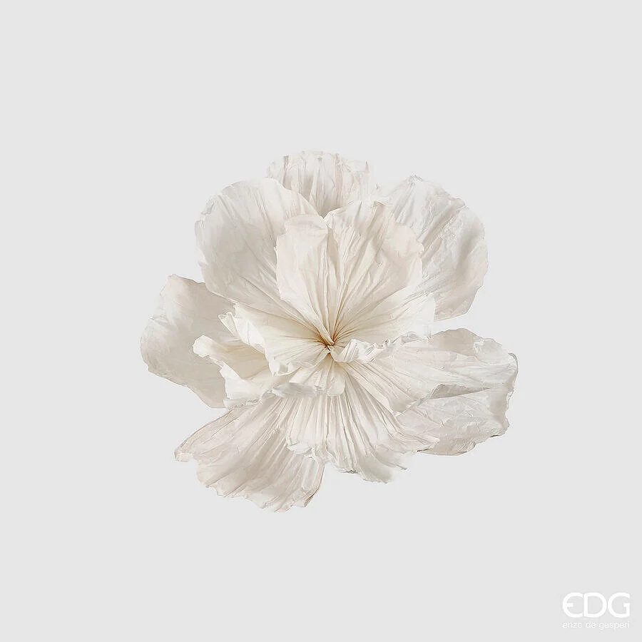 EDG Enzo De Gasperi Peonia Jumbo da Appendere H 60 Cm D 80 Cm White