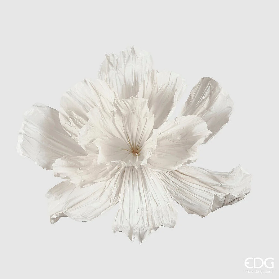 EDG Enzo De Gasperi Peonia Jumbo da Appendere H 70 Cm D 100 Cm White