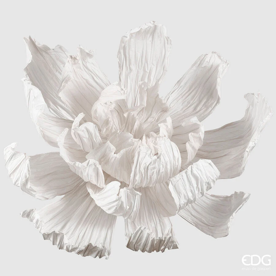 EDG Enzo De Gasperi Peonia Jumbo da Appendere H 90 Cm D 160 Cm White