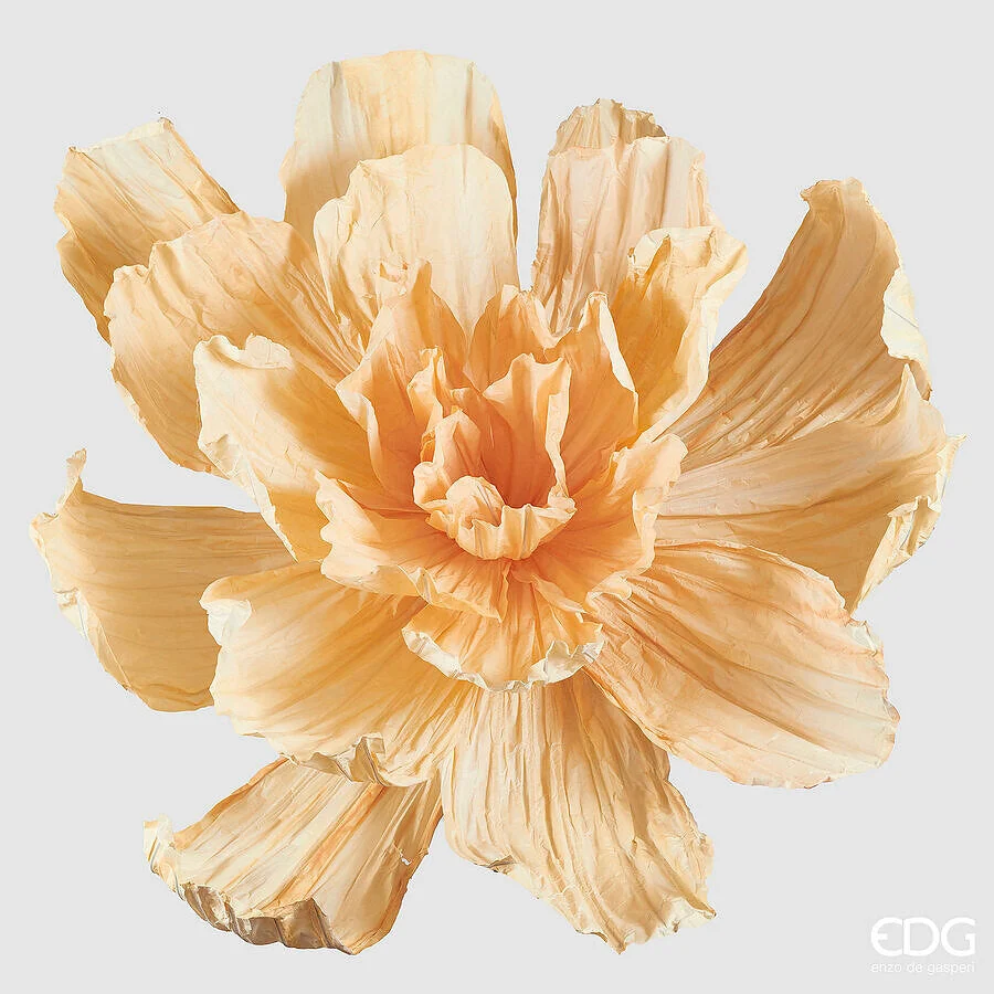 EDG Enzo De Gasperi Peonia Jumbo da Appendere H 90 Cm D 160 Cm Yellow Orange