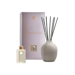 GIFT SET VASO 14 CM GRIGIO - LATTE & AMBRA DOLCE