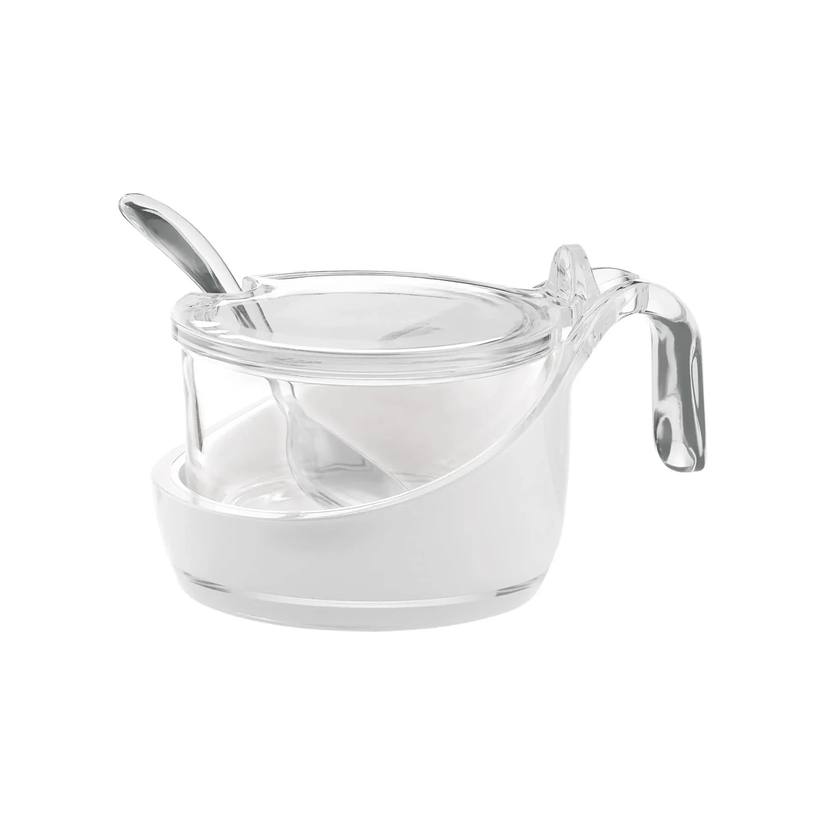 GUZZINI Formaggera Bicolore con Cucchiaino