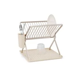 SINK SIDE SCOLAPIATTI RICHIUDIBILE COMPACT CON PORTAPOSATE SOFT BEIGE