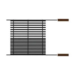BLACK COLLECTION GRIGLIA PARRILLA 74X44 CM