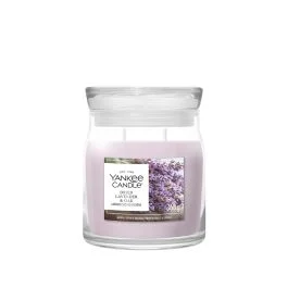 CANDELA IN GIARA MEDIA DRIED LAVENDER & OAK