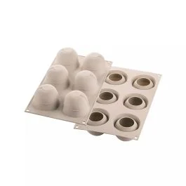 3D FRUITS ISPIRAZIONI DI FRUTTA ALBICOCCA STAMPO IN SILICONE 6 IMPRONTE