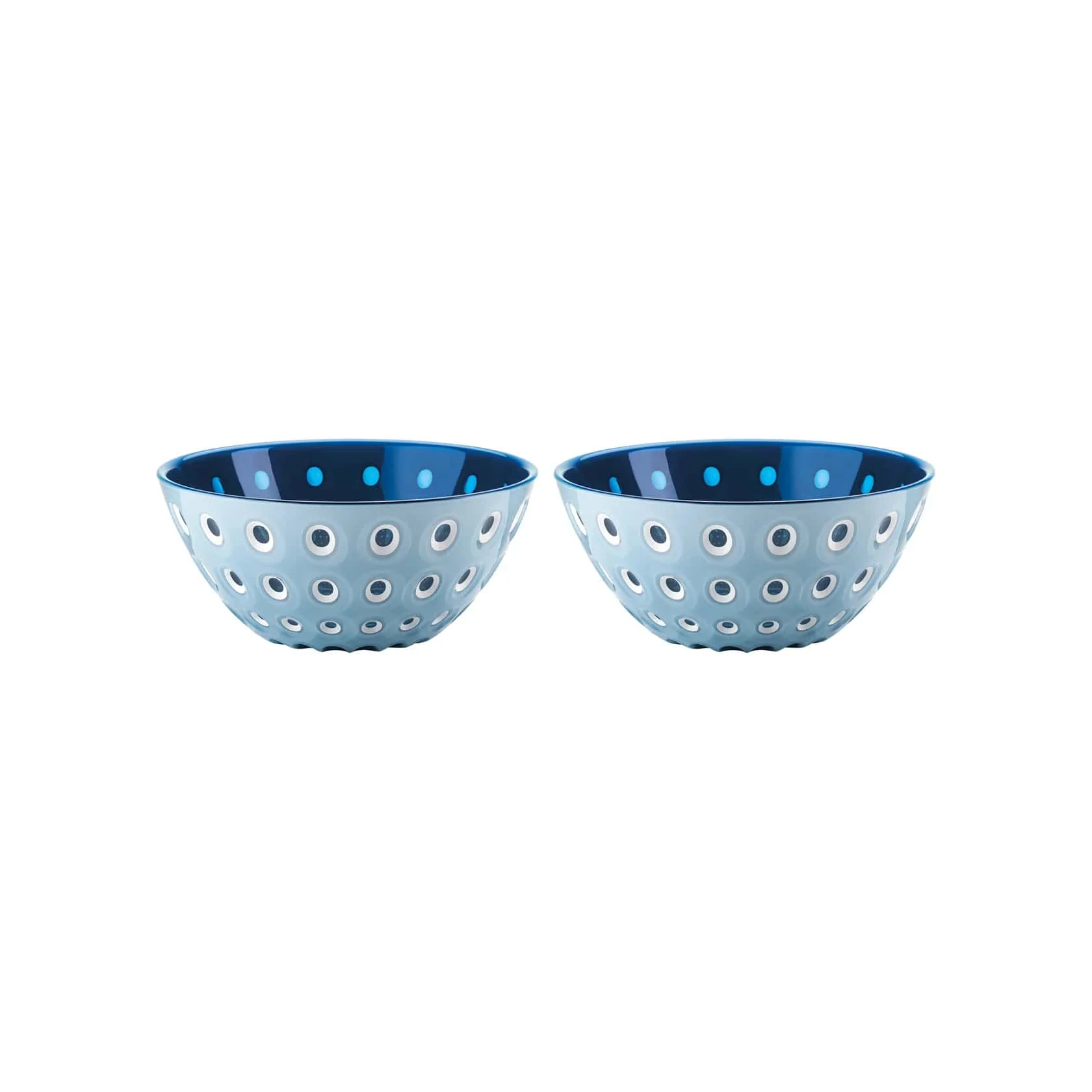 GUZZINI Set 2 Ciotoline Le Murrine in San D 12,5 Cm Azzurro, Bianco, Blu