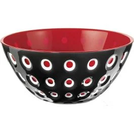 LE MURRINE FRUTTIERA 25 CM NERO-ROSSO