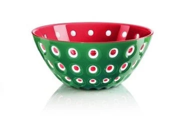 GUZZINI Contenitore Le Murrine in San D 25 Cm Smeraldo, Bianco, Rosso