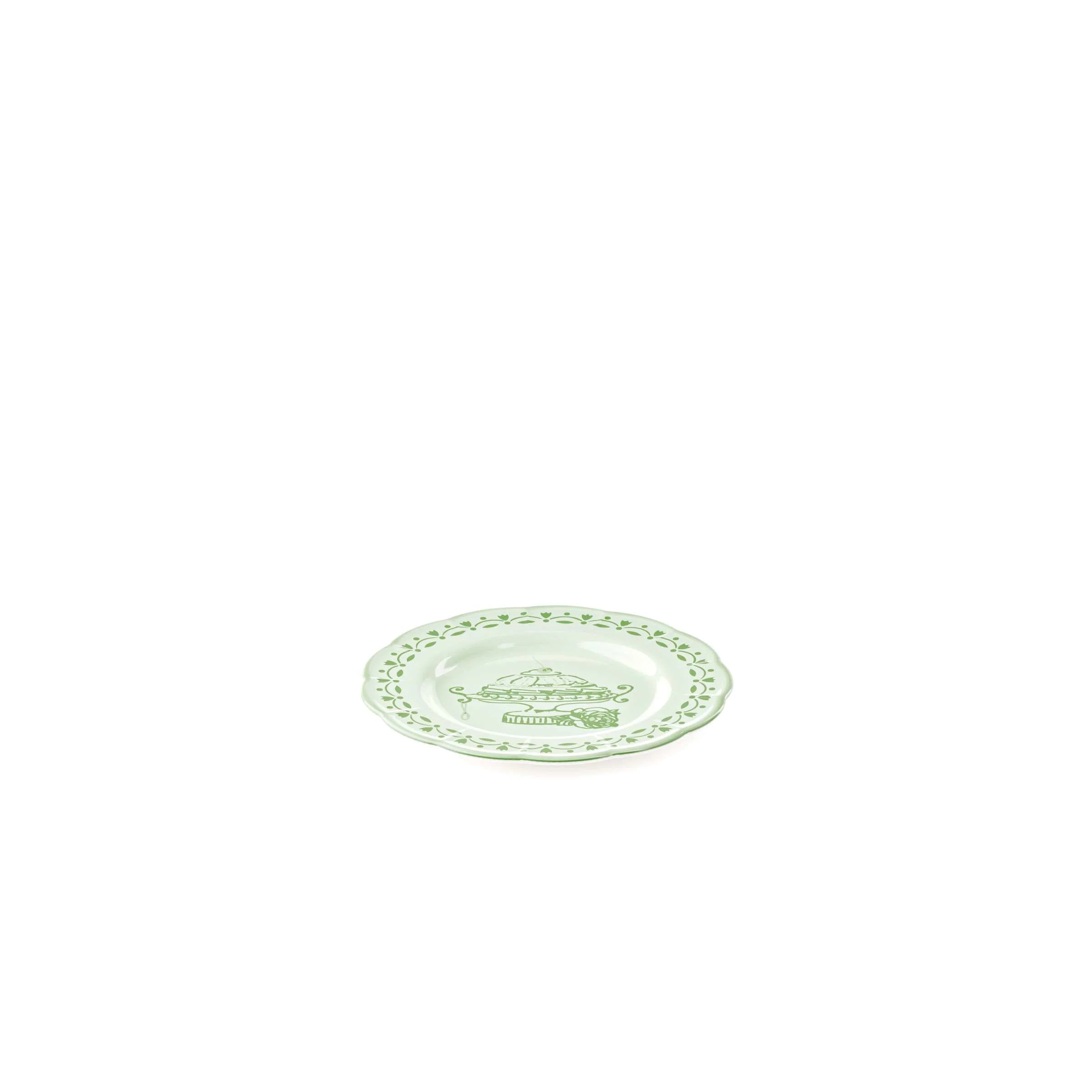 GUZZINI Piatto Dessert Melamina Josephine D 21 Cm Table Decor Verde Polvere