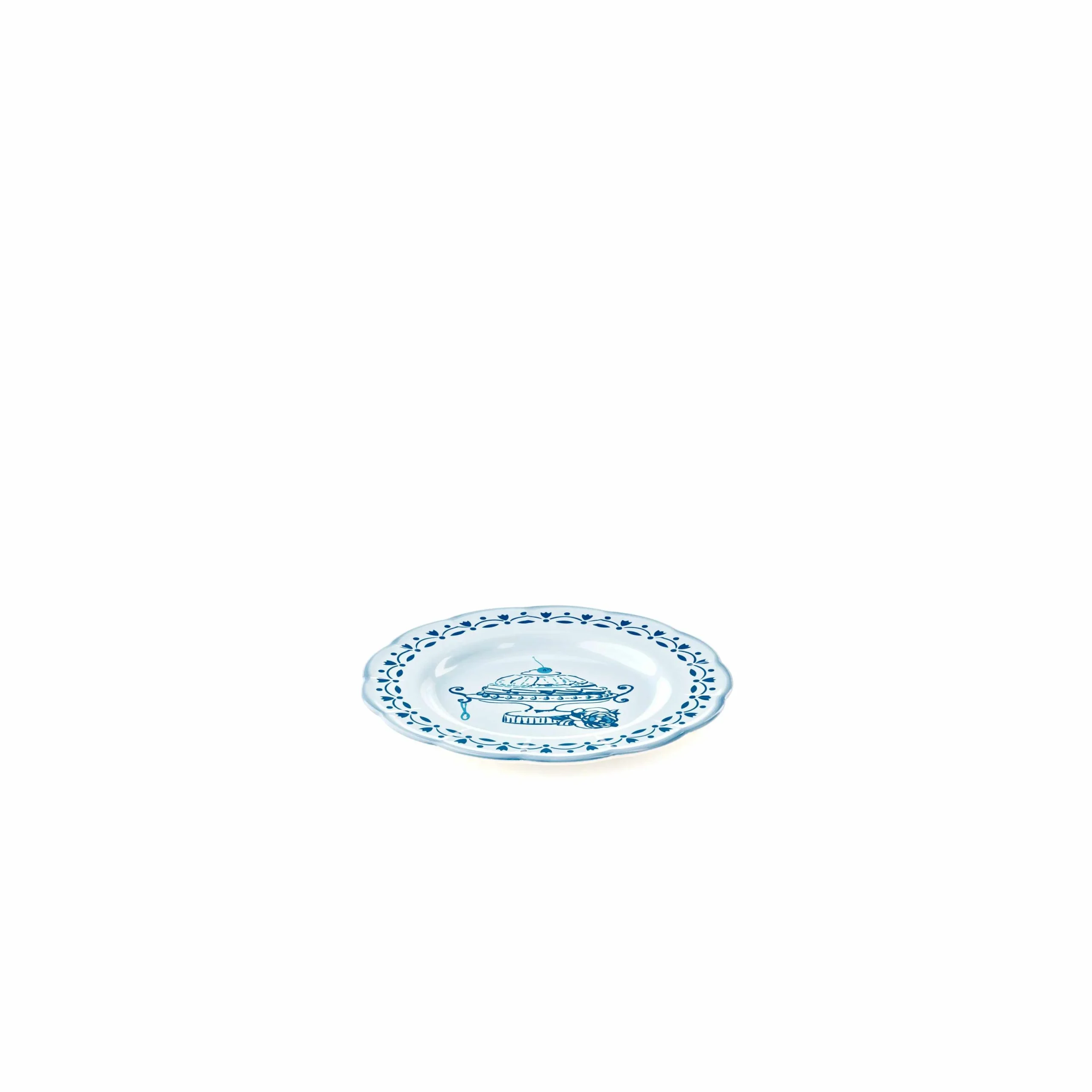 GUZZINI Piatto Dessert Melamina Josephine D 21 Cm Table Decor Celeste Polvere