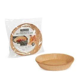 CARTAFORNO 25 PZ CONTENITORI PER FRIGGITRICE AD ARIA 20 CM