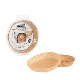 CARTAFORNO 50 PZ CONTENITORI PER FRIGGITRICE AD ARIA 20 CM